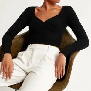 Abercrombie LuxeLoft Slim Wrap Sweater